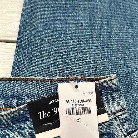 NWT Abercrombie&Fitch Curve Love Ultra HighRise 90s Strght Jean 00,2 - Picture 8 of 16